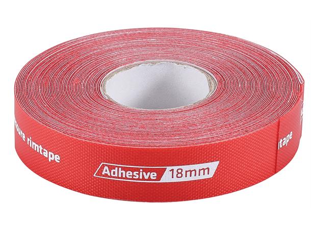 BBB Rimtape BTI-95 Felgbånd 10m 18mm, Selvklebende, rød, på rull 